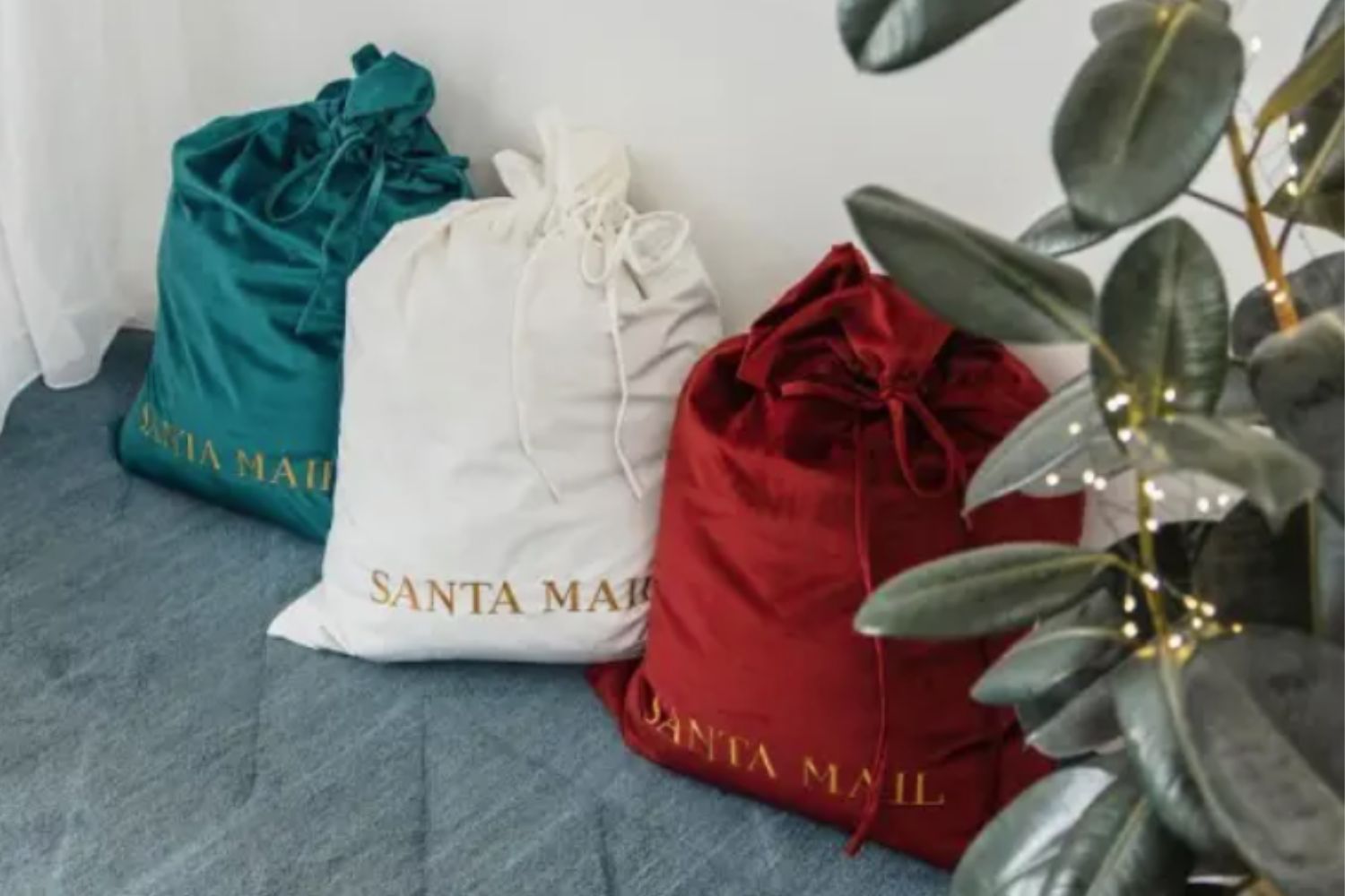 Personalised Luxury Velvet Santa Sack