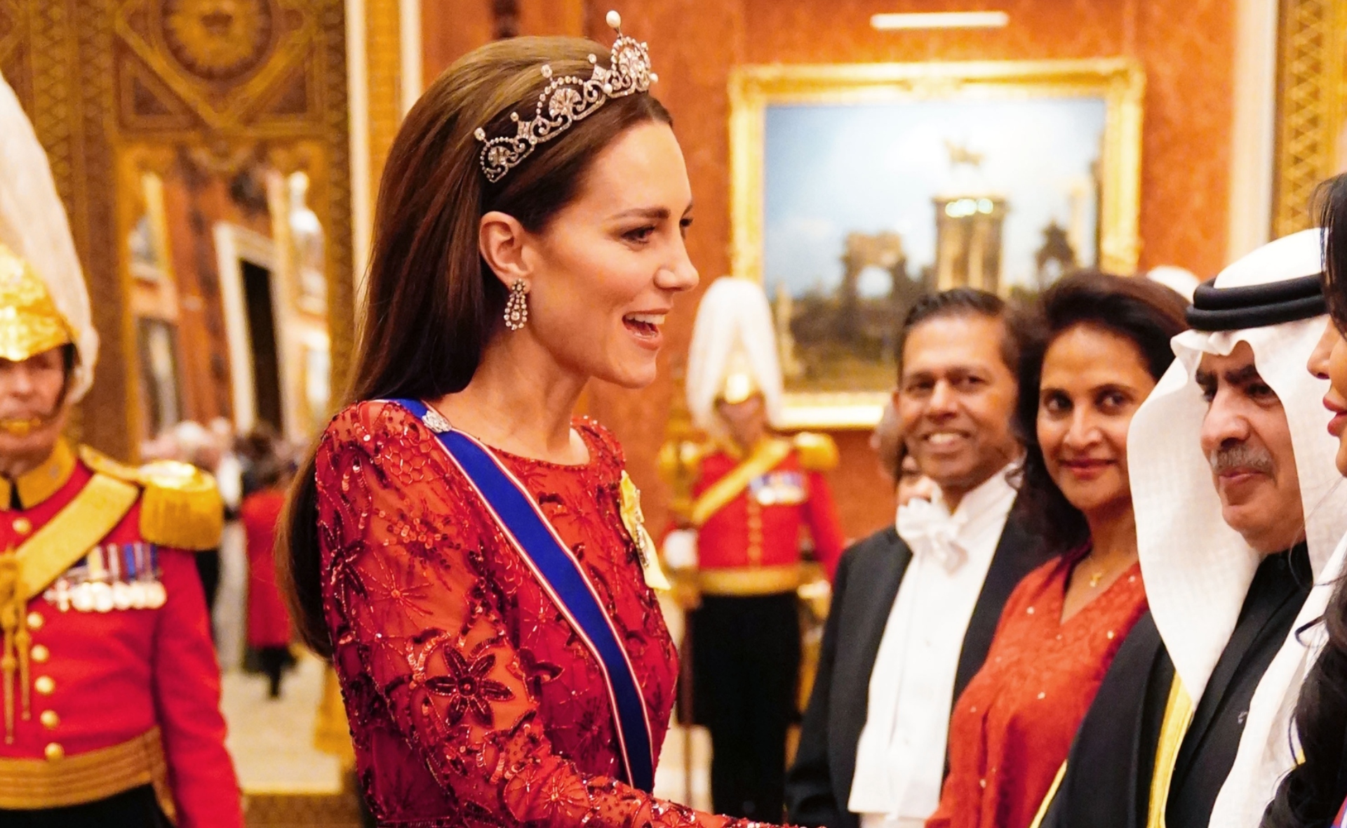 Kate Middleton Just Had Another Tiara Moment In A Christmas-Themed Ensemble