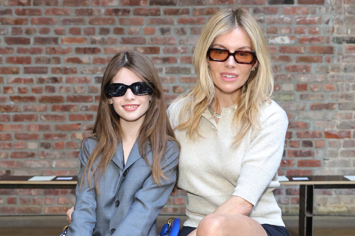 Sienna Miller And Daughter Marlowe Sit Front Row At New York Fashion Week