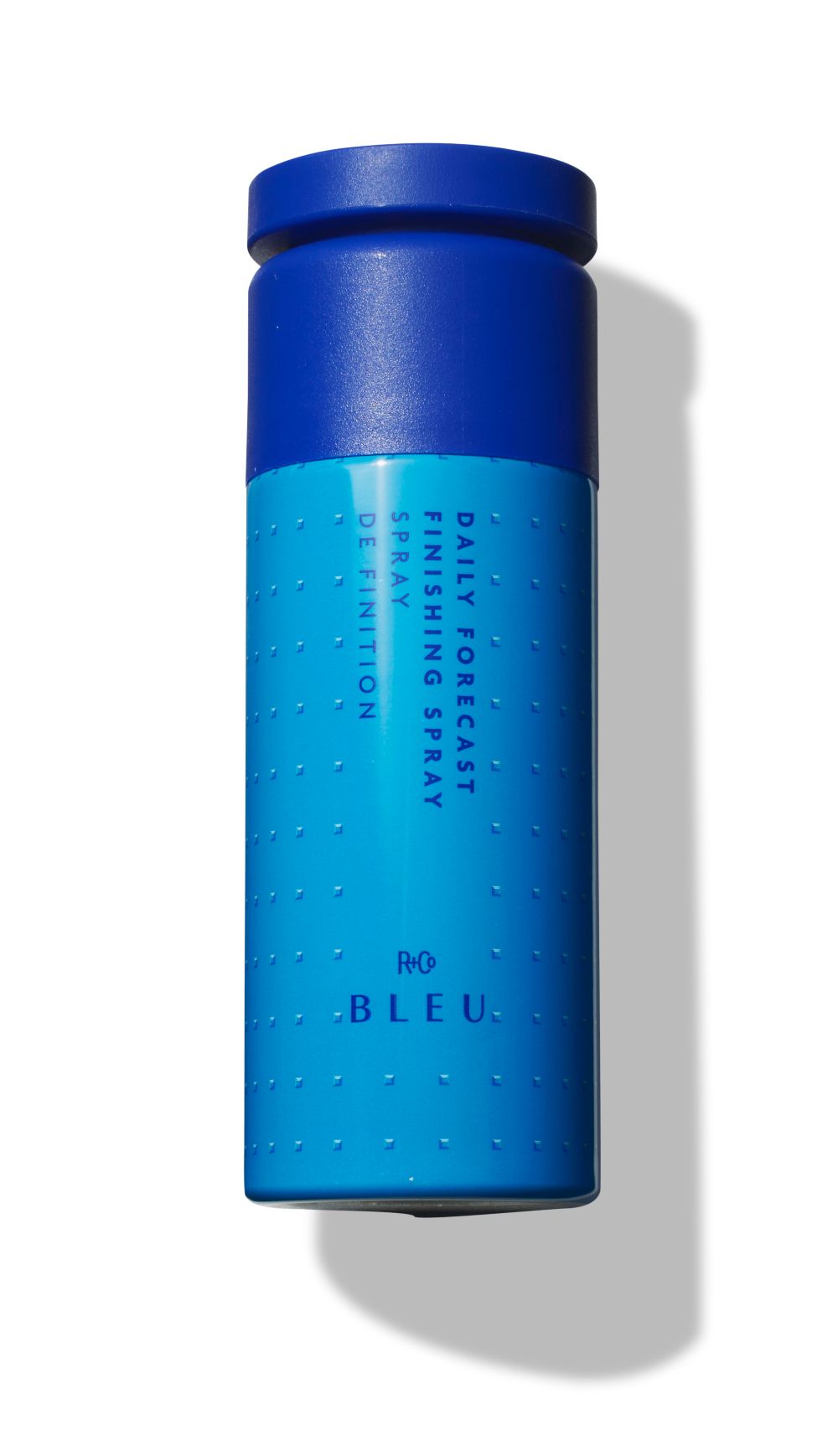 R+Co Bleu Daily Forecast Finishing Spray, $48, at roguebeauty.com.au.