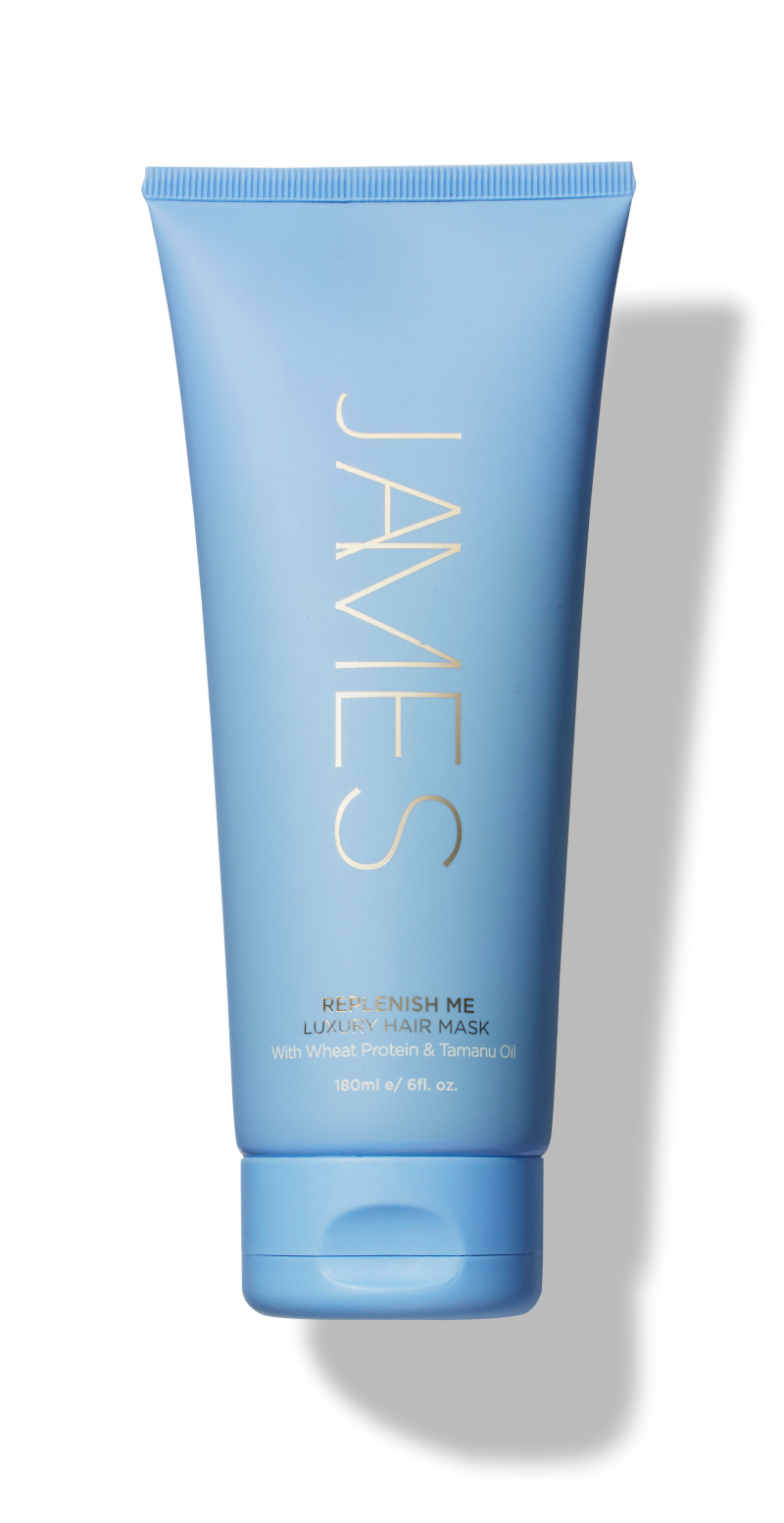 James Cosmetics Replenish Me Hydrating Hair Mask, $50.