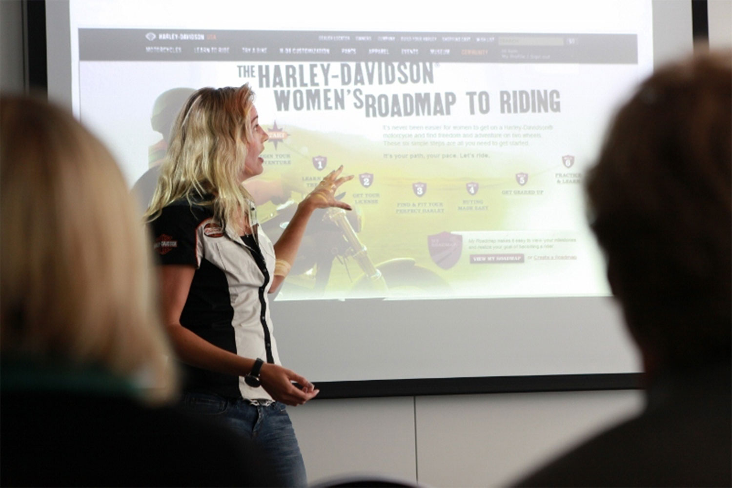 Harley-Davidson female focused events