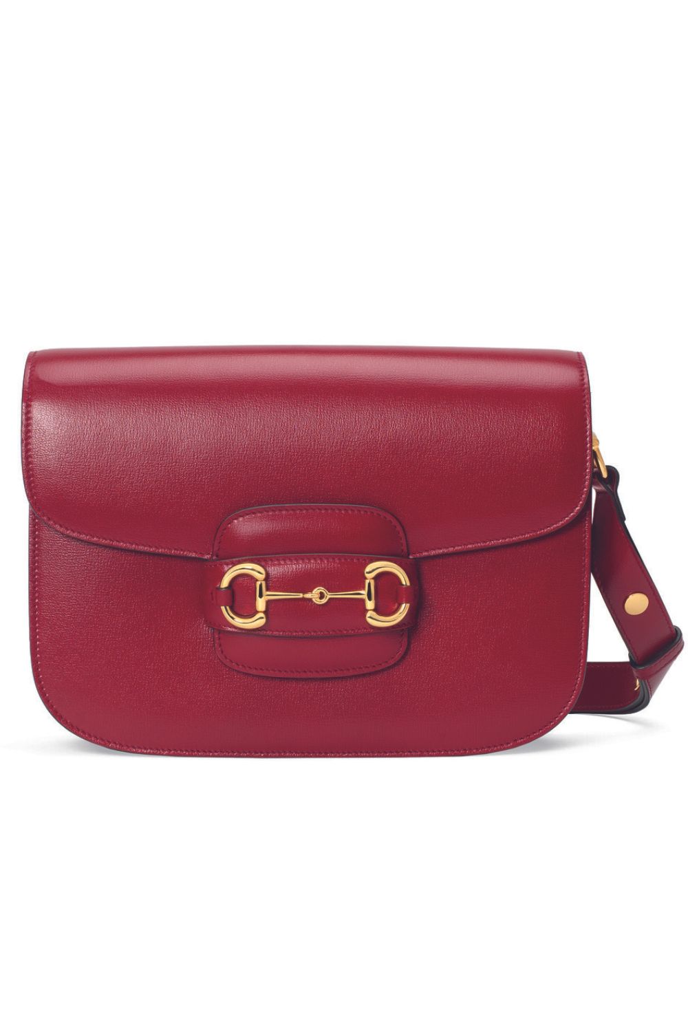 Gucci Horsebit 1955 shoulder bag in red leather