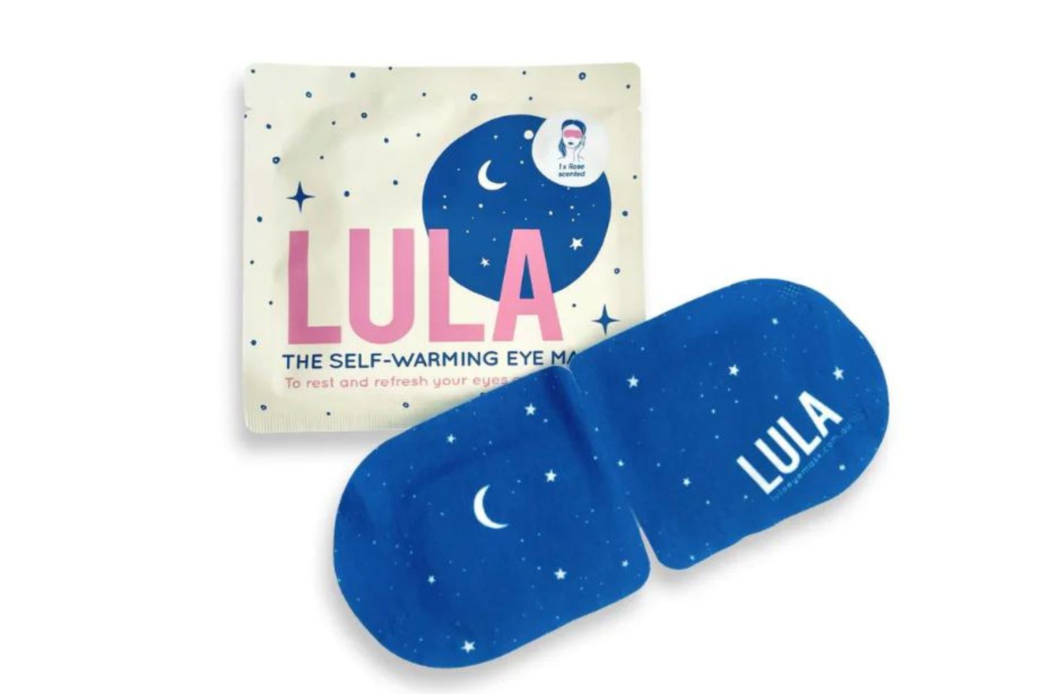 LULA The Self Warming Eye Mask in Rose, $29.99 (for a pack of 5) at LULA