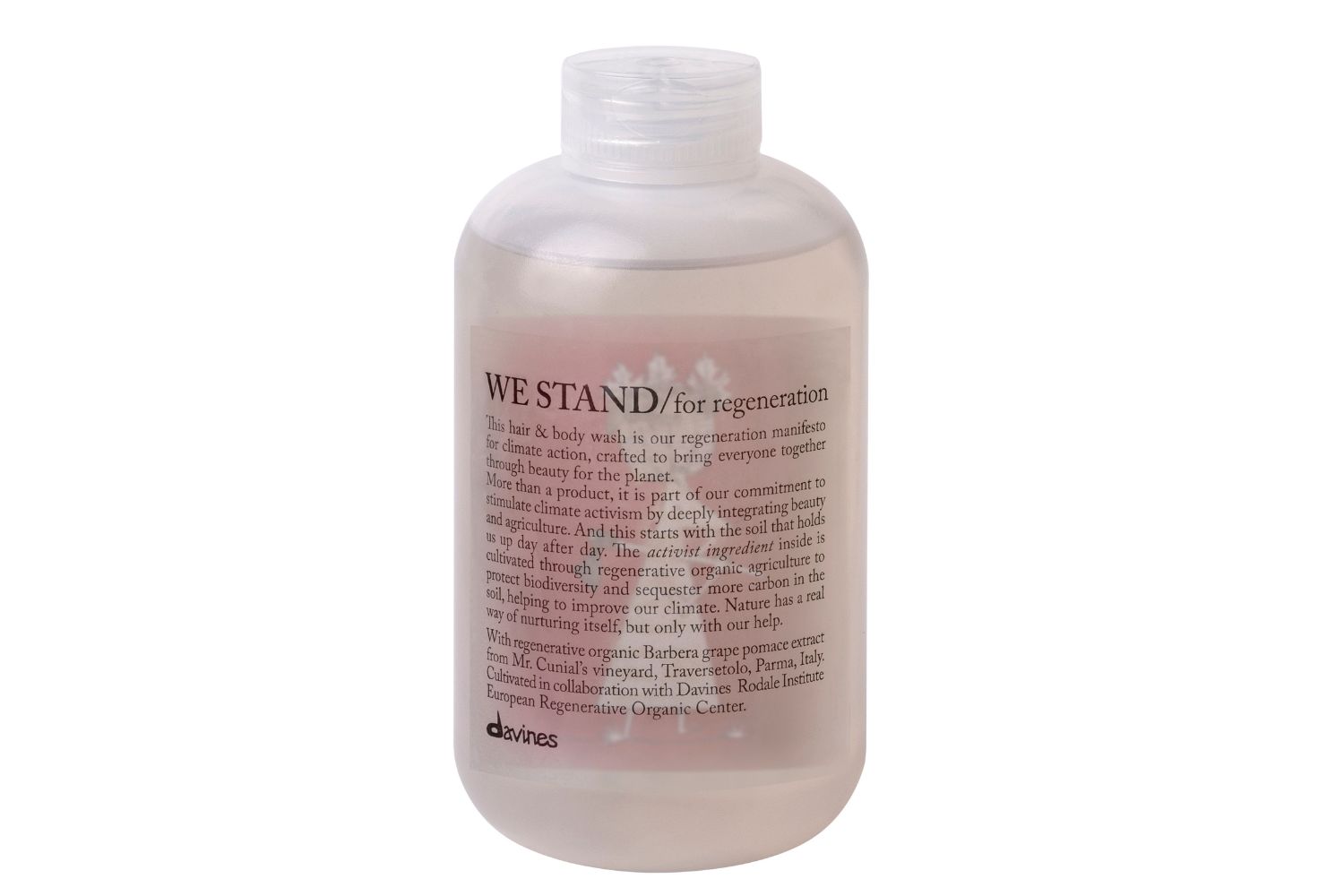 Davines WE STAND/for regeneration Hair & Body Wash, $40.95 at Luxe Concept Salon