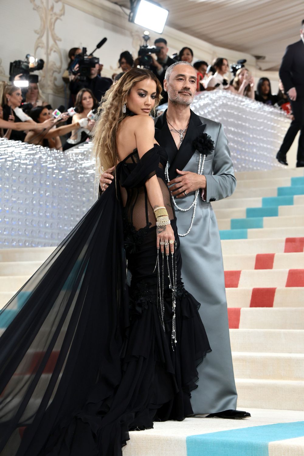 Rita Ora and Taika Waititi -met-gala