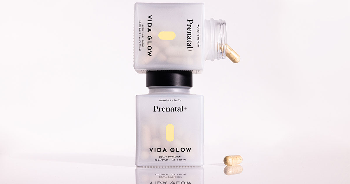 Vida Glow’s prenatal supplements