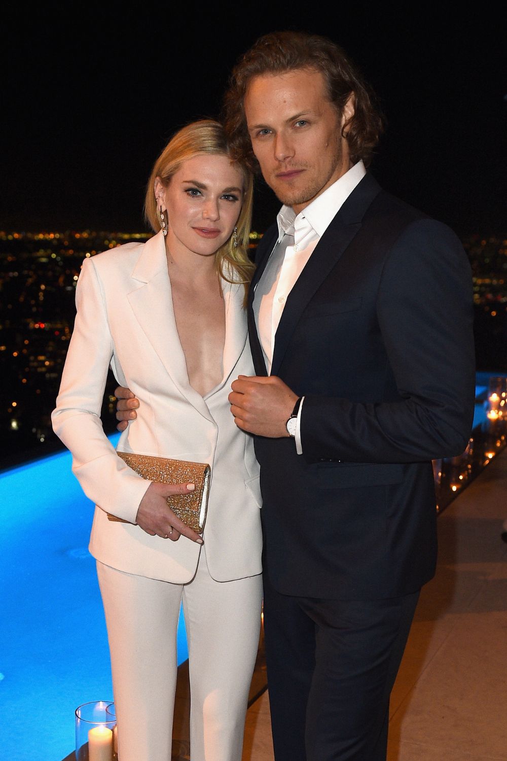 Sam Heughan and Mackenzie Mauzy were seen together several times between 2016 and 2018.