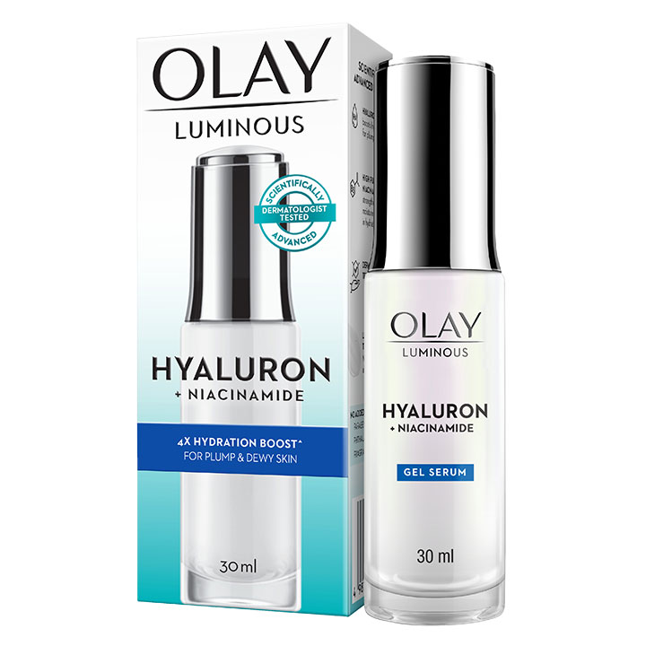 Olay Luminous Hyaluron + Niacinamide Hydrating Gel Super Serum