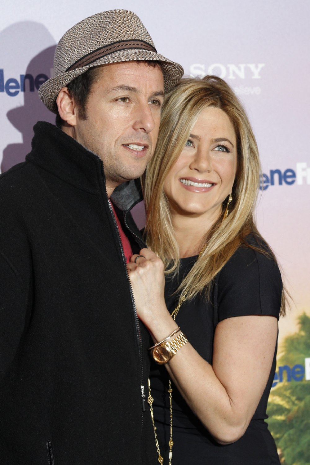 Aniston and Sandler