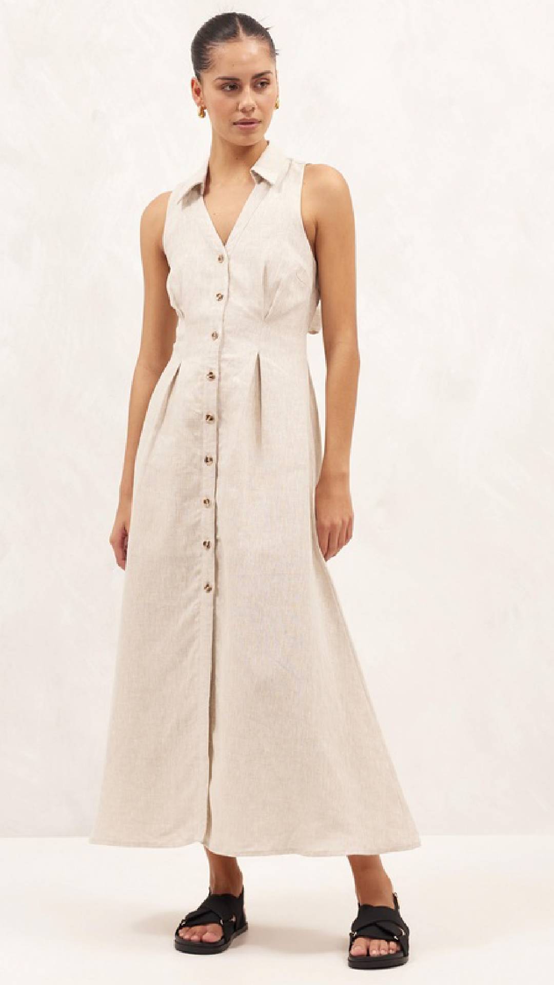 linen-dress