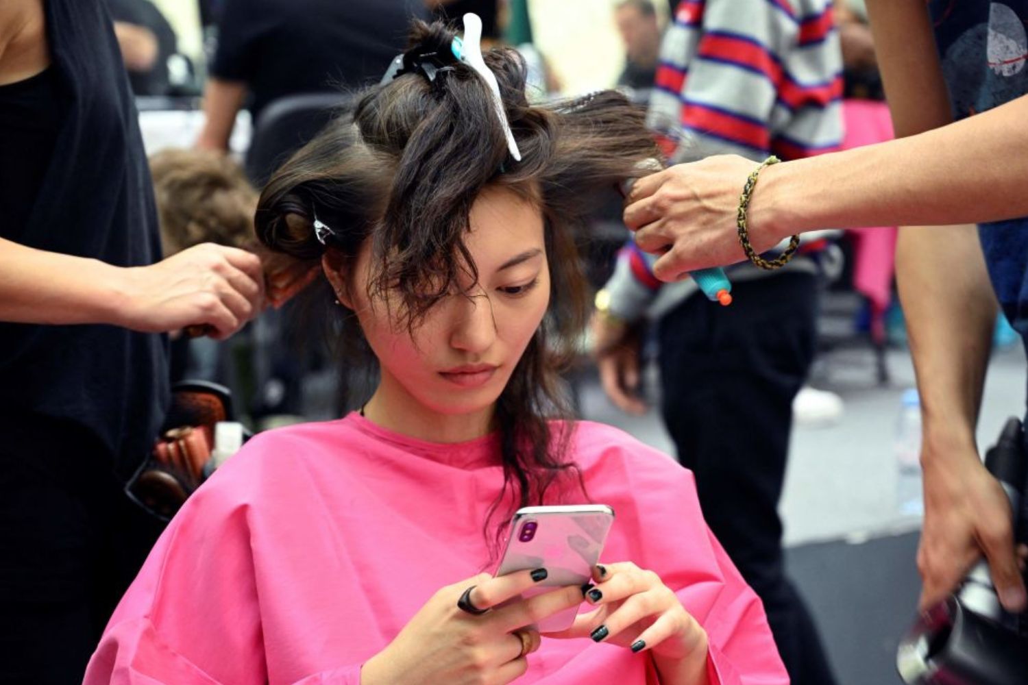 Scalp and hair care backstage