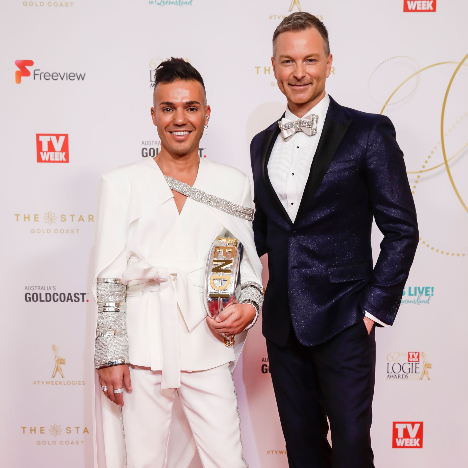 Anthony Callea and Tim Campbell