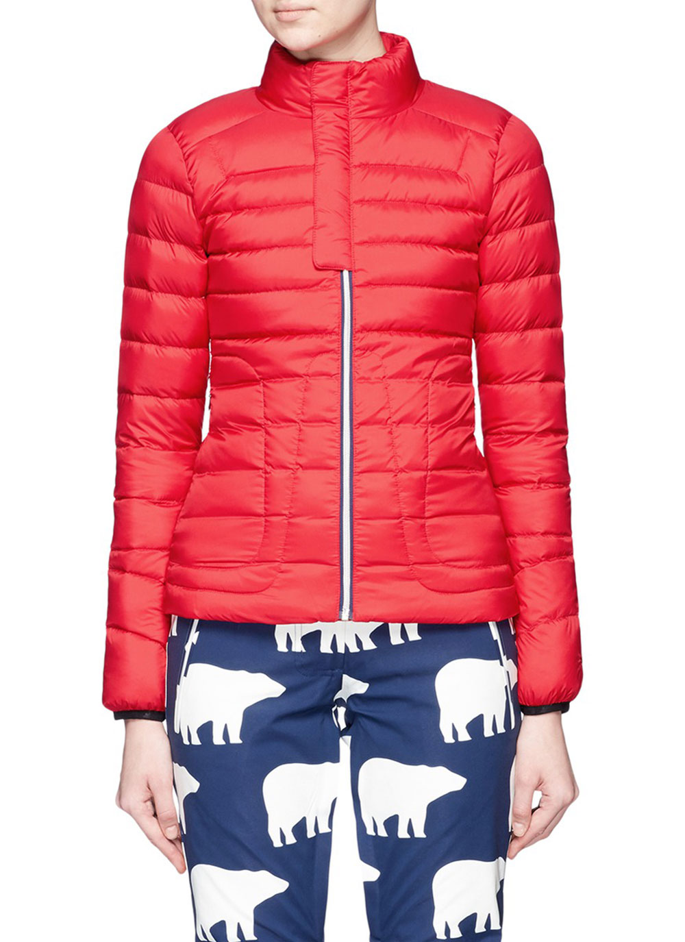 Kate Middleton red puffer jacket