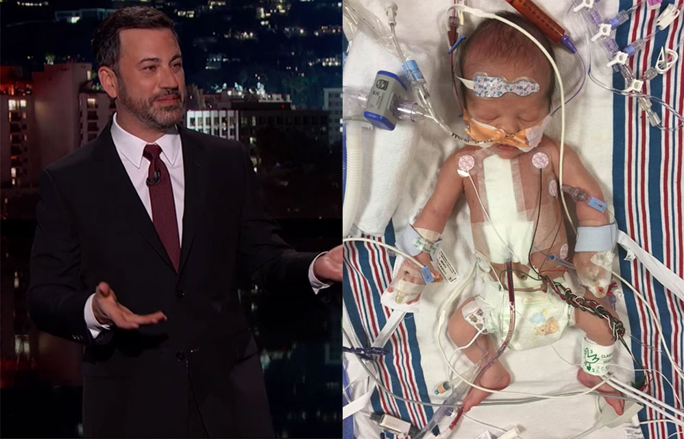 Jimmy Kimmel Breaks Down While Talking About Newborn Son’s Health Issues