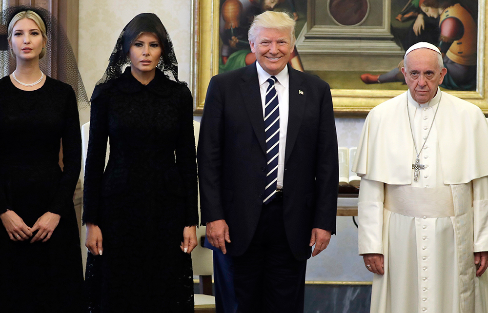 The Best Internet Reactions To The Pope Looking Miserable Meeting Trump