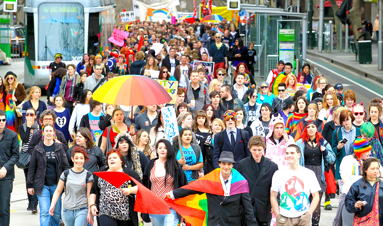 Same-sex marriage rally