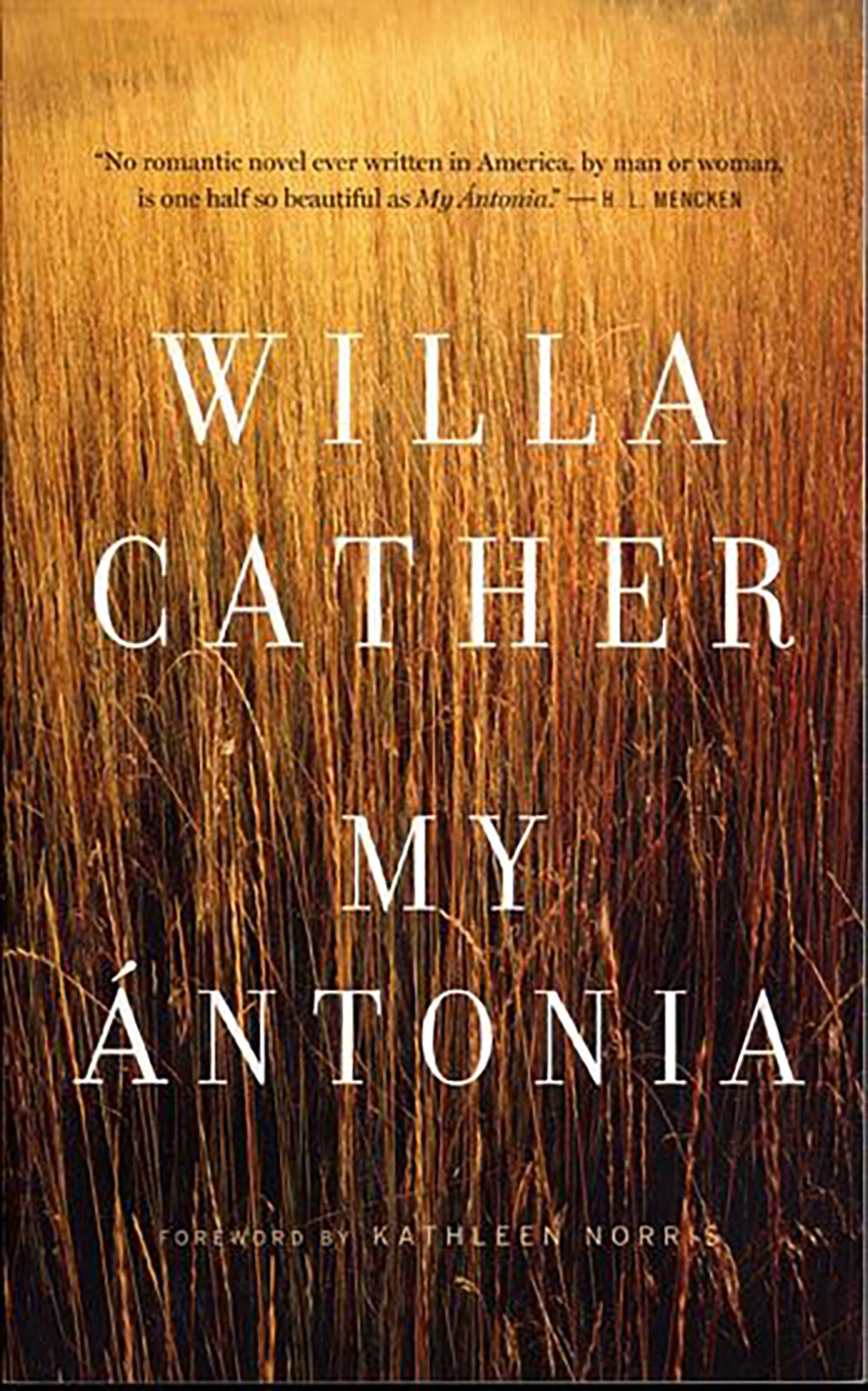 Willa Cather My Antonia Book