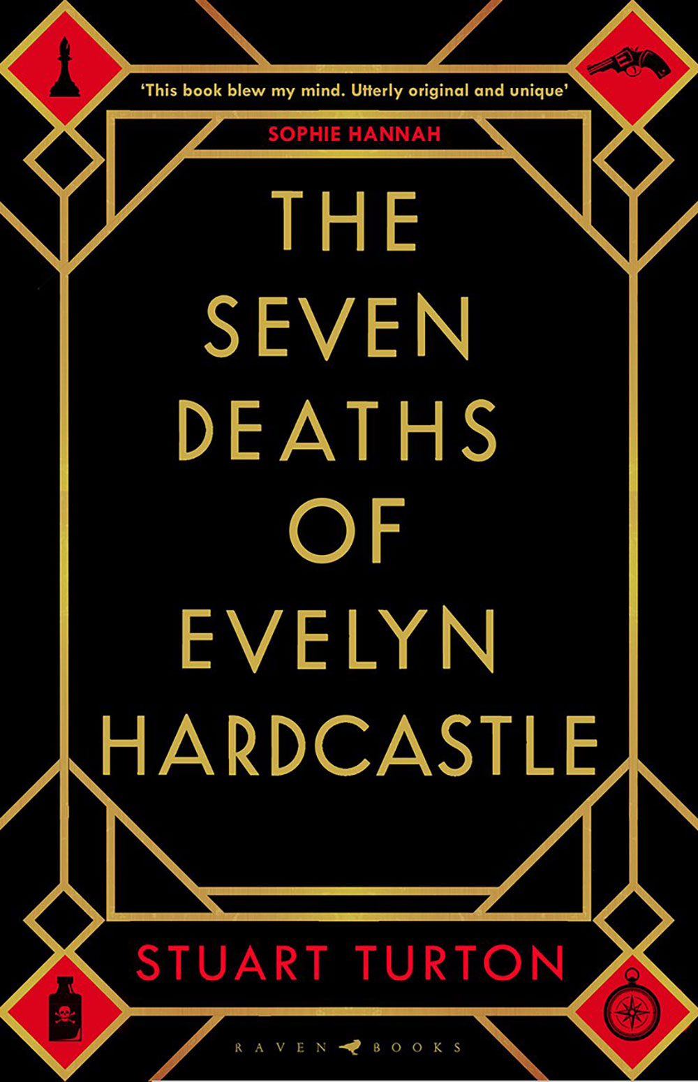 The Seven Deaths of Evelyn Hardcastle Stuart Turton Book Cover