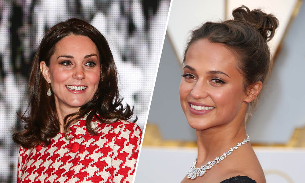 Kate Middleton And Alicia Vikander Just Met At A Royal Dinner