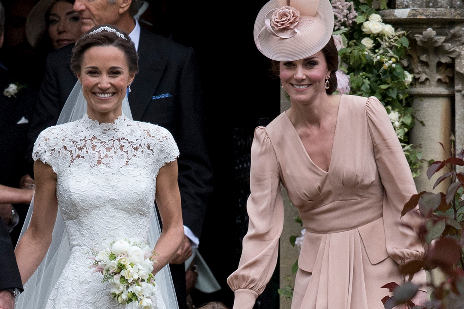 Pippa and Kate Middleton