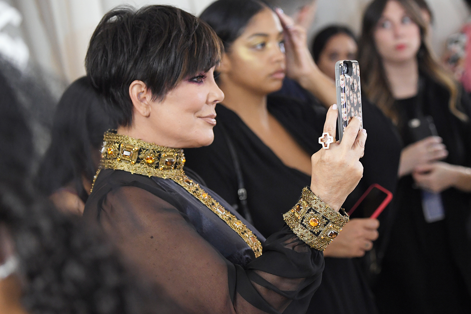 Kris Jenner met gala