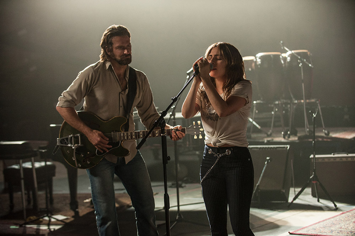 Lady Gaga And Bradley Cooper Sing Their Hearts Out In A ‘Star Is Born’