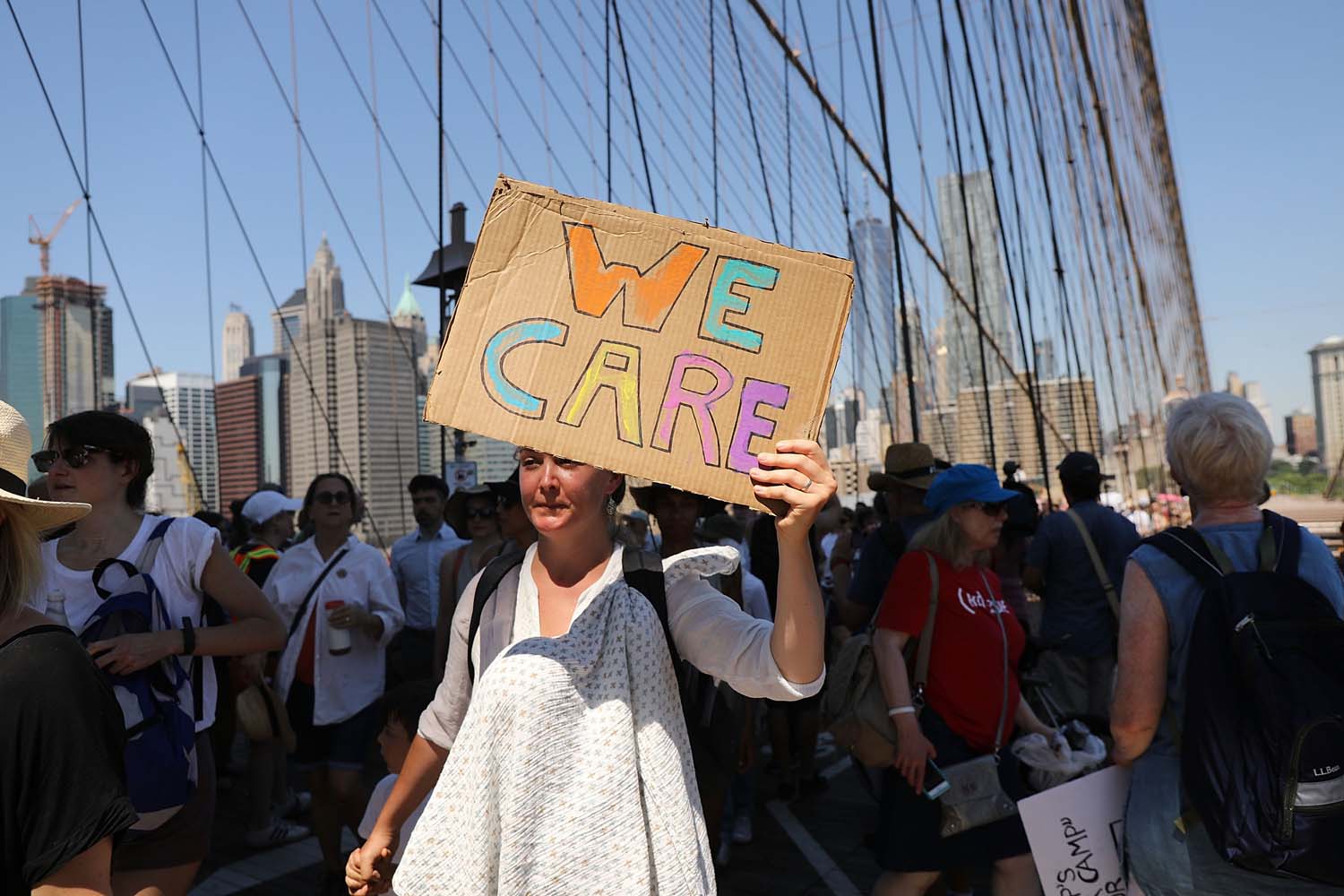 #FamiliesBelongTogether marches in US