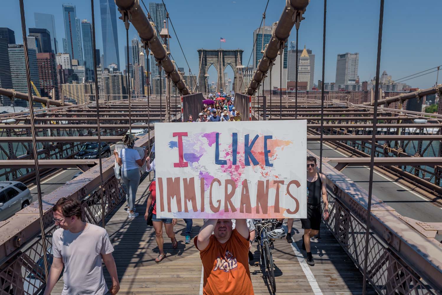 #FamiliesBelongTogether marches in US