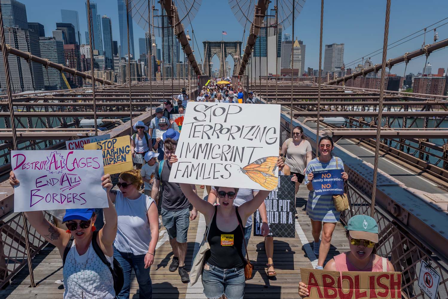 #FamiliesBelongTogether marches in US