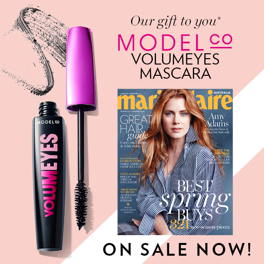 modelco mascara marie claire september issue