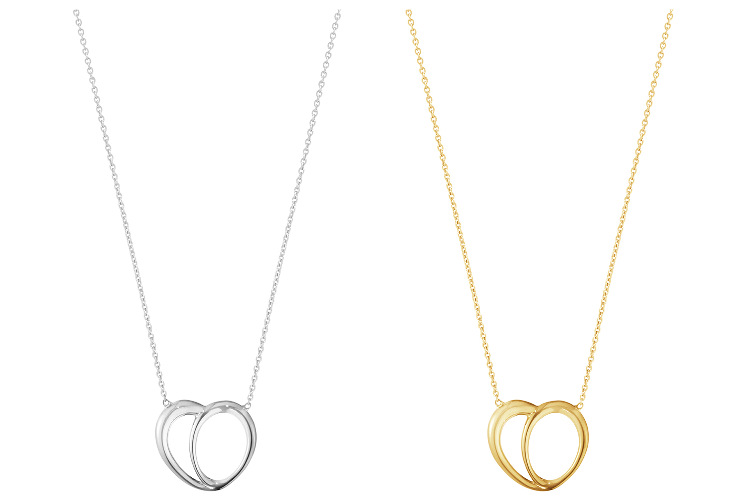 georg jensen offspring heart pendant necklace