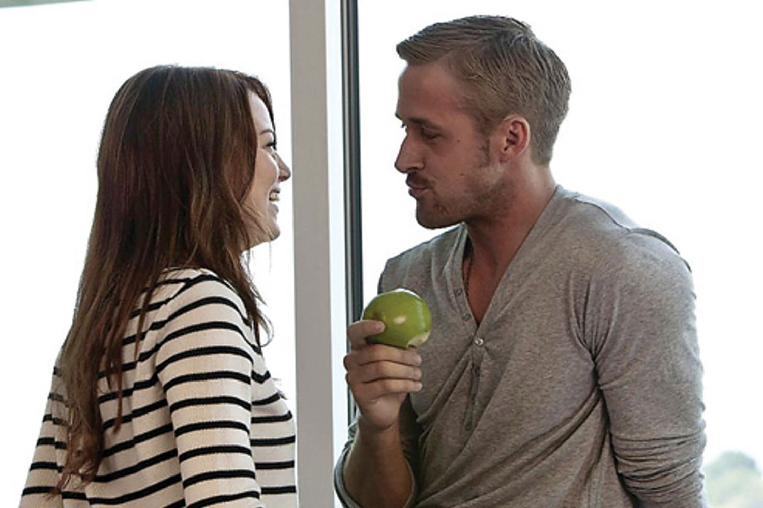 Emma Stone and Ryan Gosling in Crazy, Stupid, Love