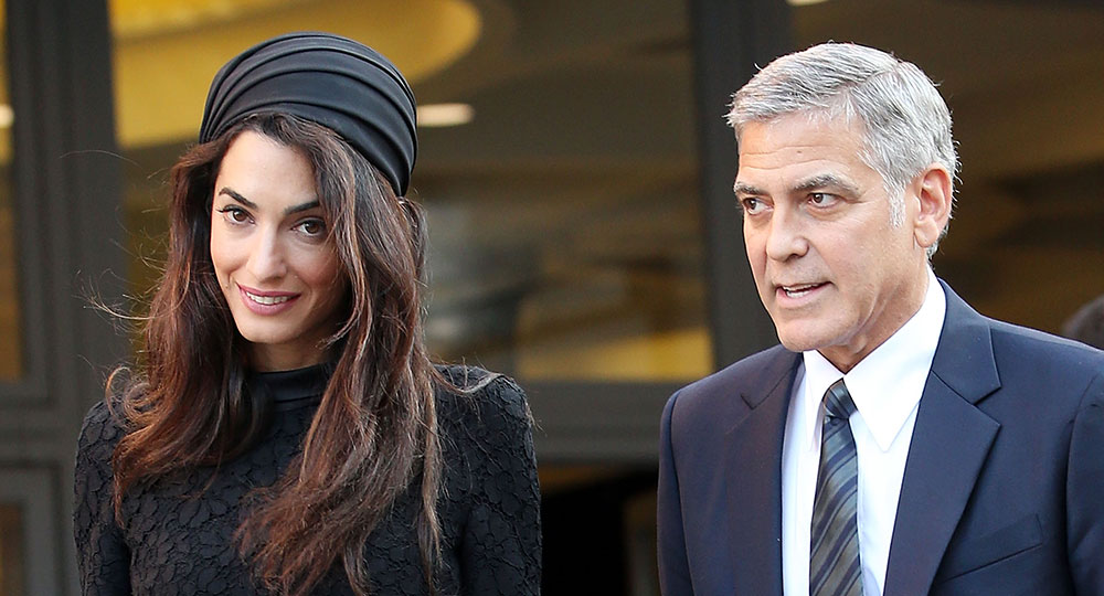 Amal And George Clooney Wear Perfect Outfits To Meet The Pope