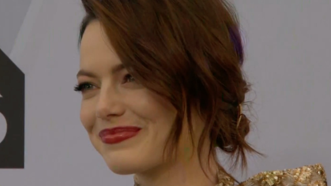 Emma Stone On The SAG Awards Red Carpet