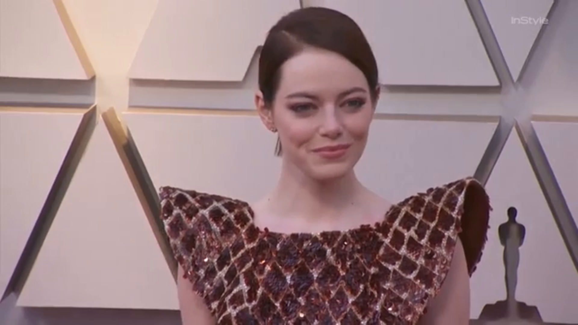 Emma Stone 2019 Oscars Red Carpet