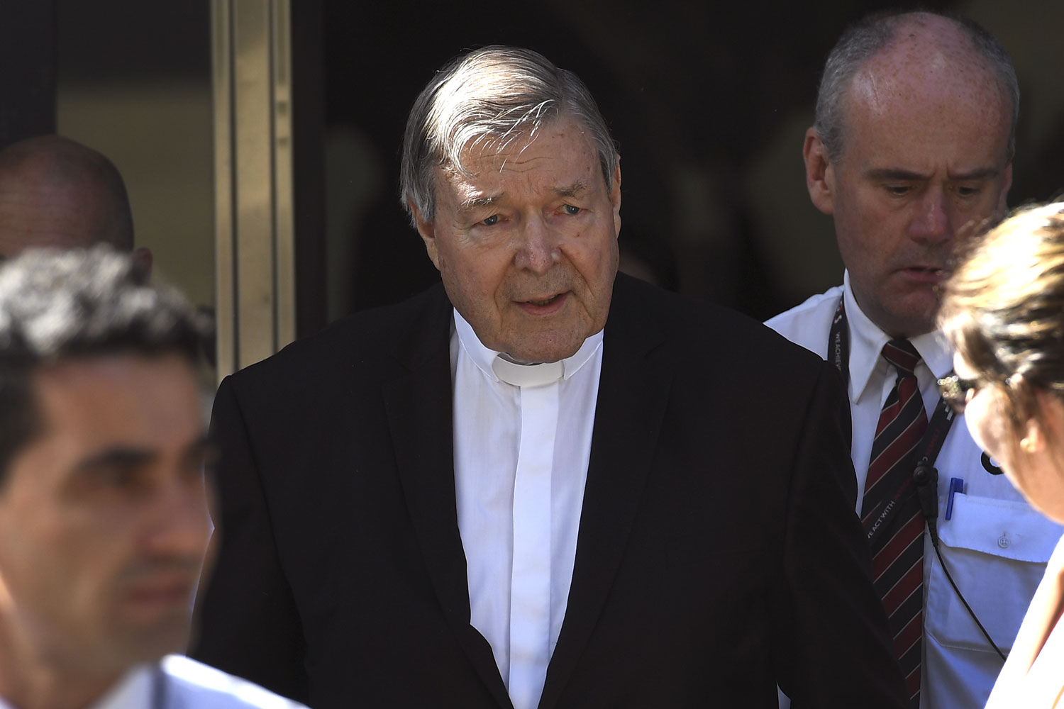 Cardinal George Pell Arrives At Supreme Court To Appeal Against Child Sex Abuse Convictions