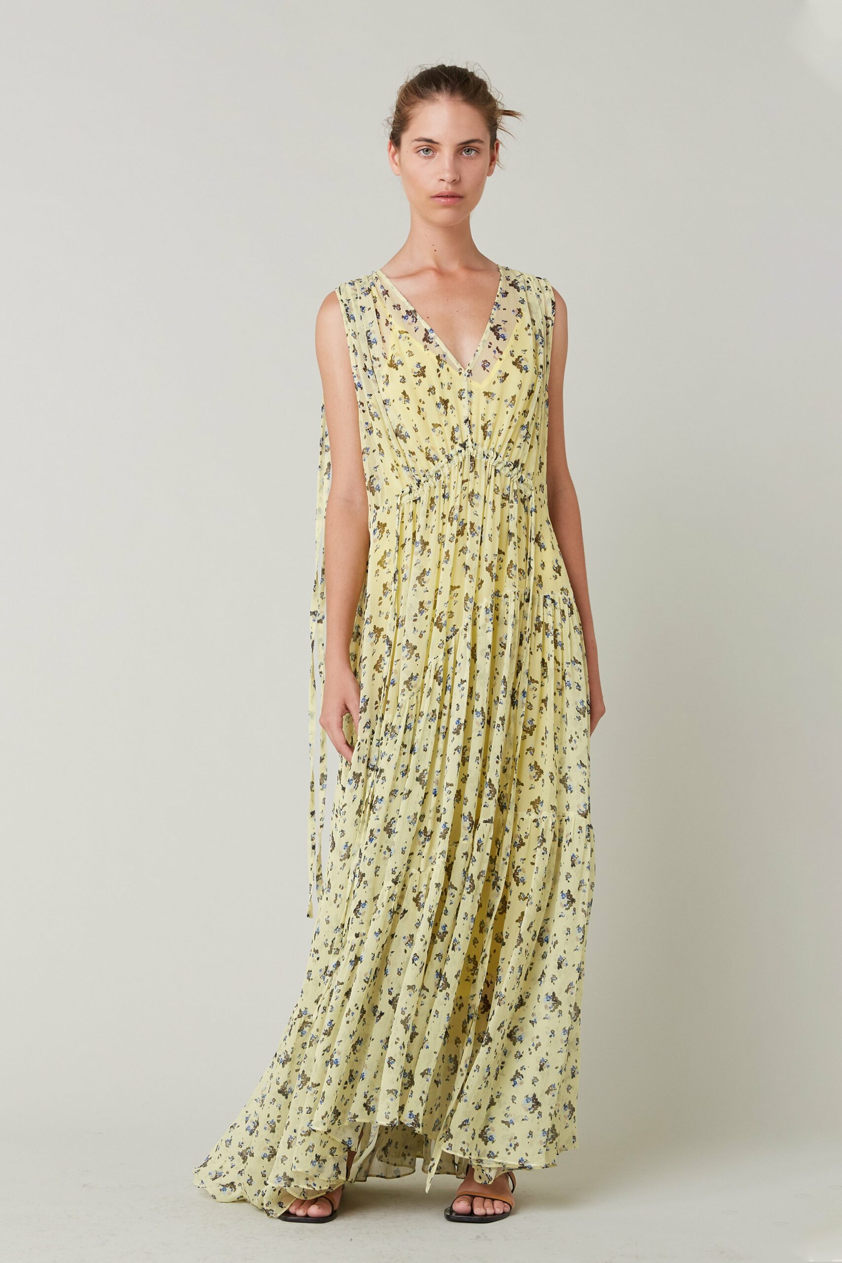 Clementine Silk Tiered dress, leemathews.com