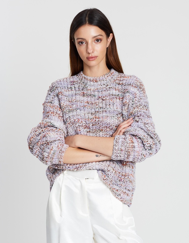 Samsoe Samsoe Nuria O-Neck Knit, theiconic.com.au