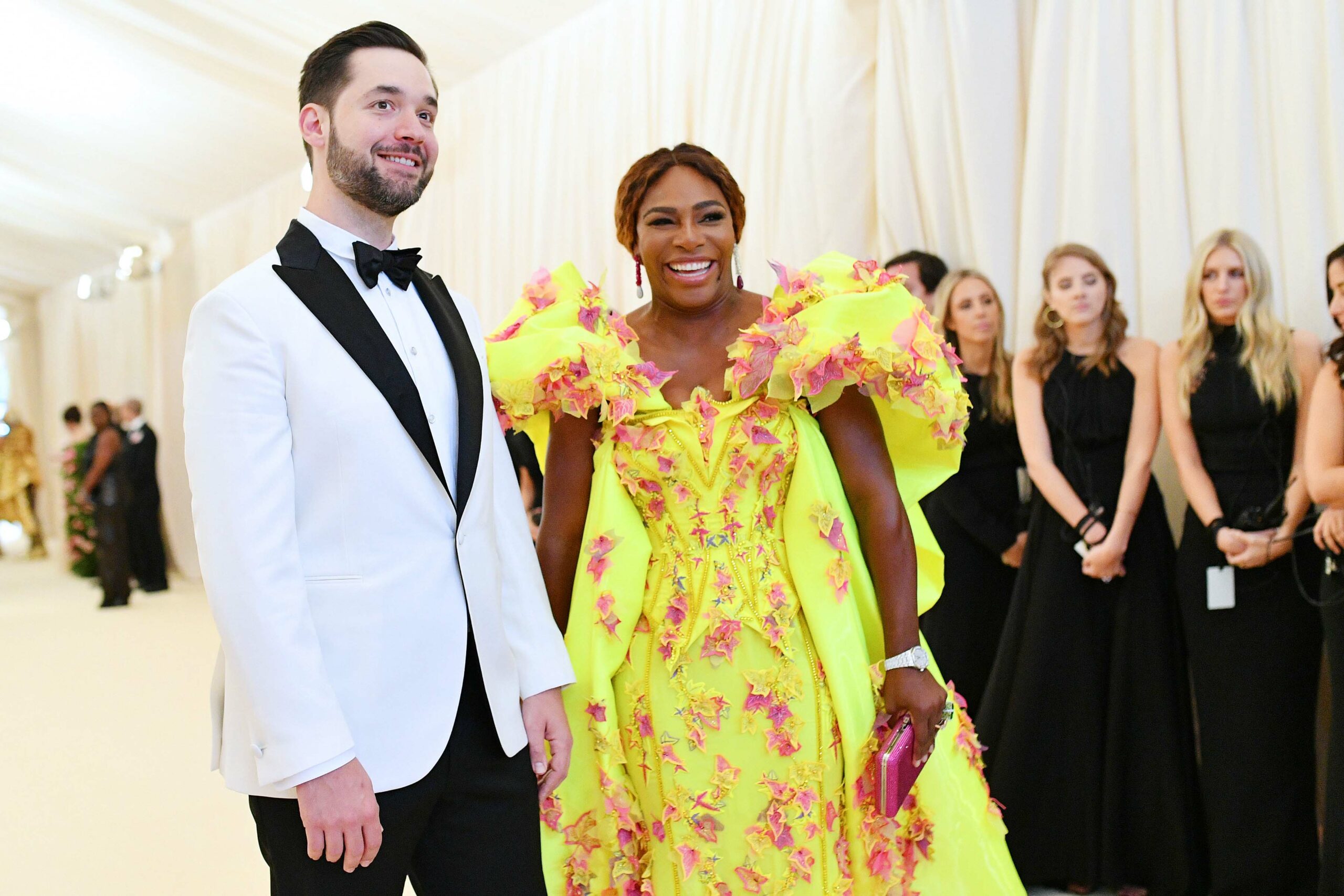 Serena Williams and Alexis Ohanian