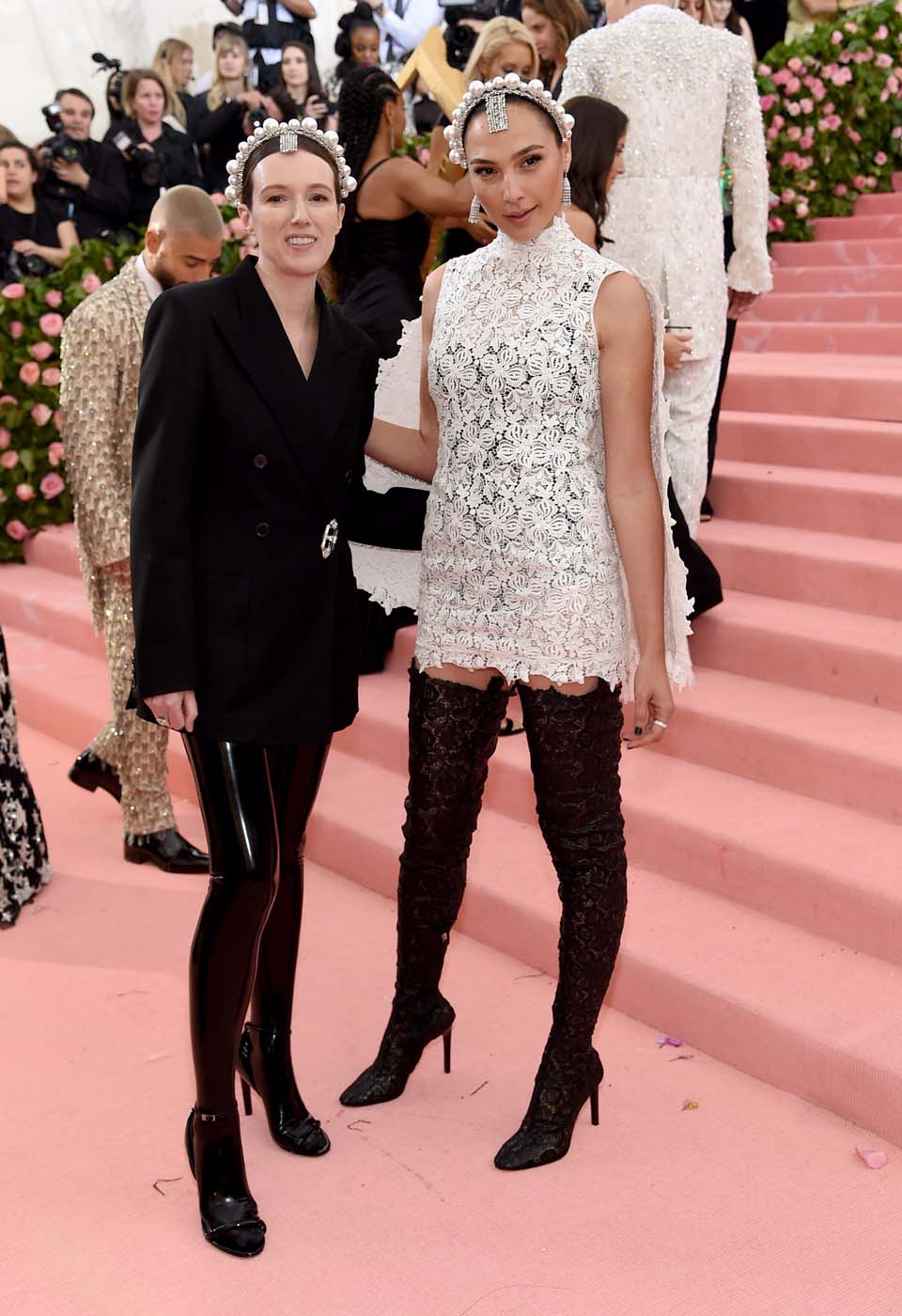 Gal Gadot and Clare Waight Keller in Givenchy