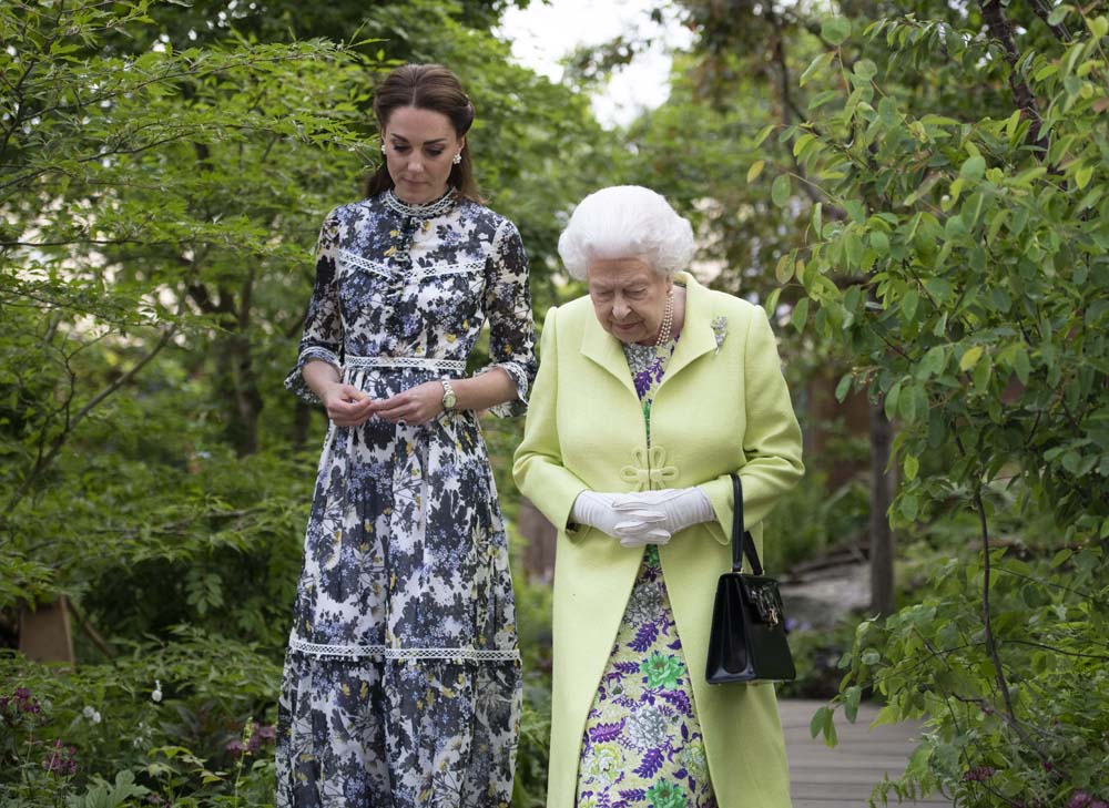 Kate Middleton and The Queen