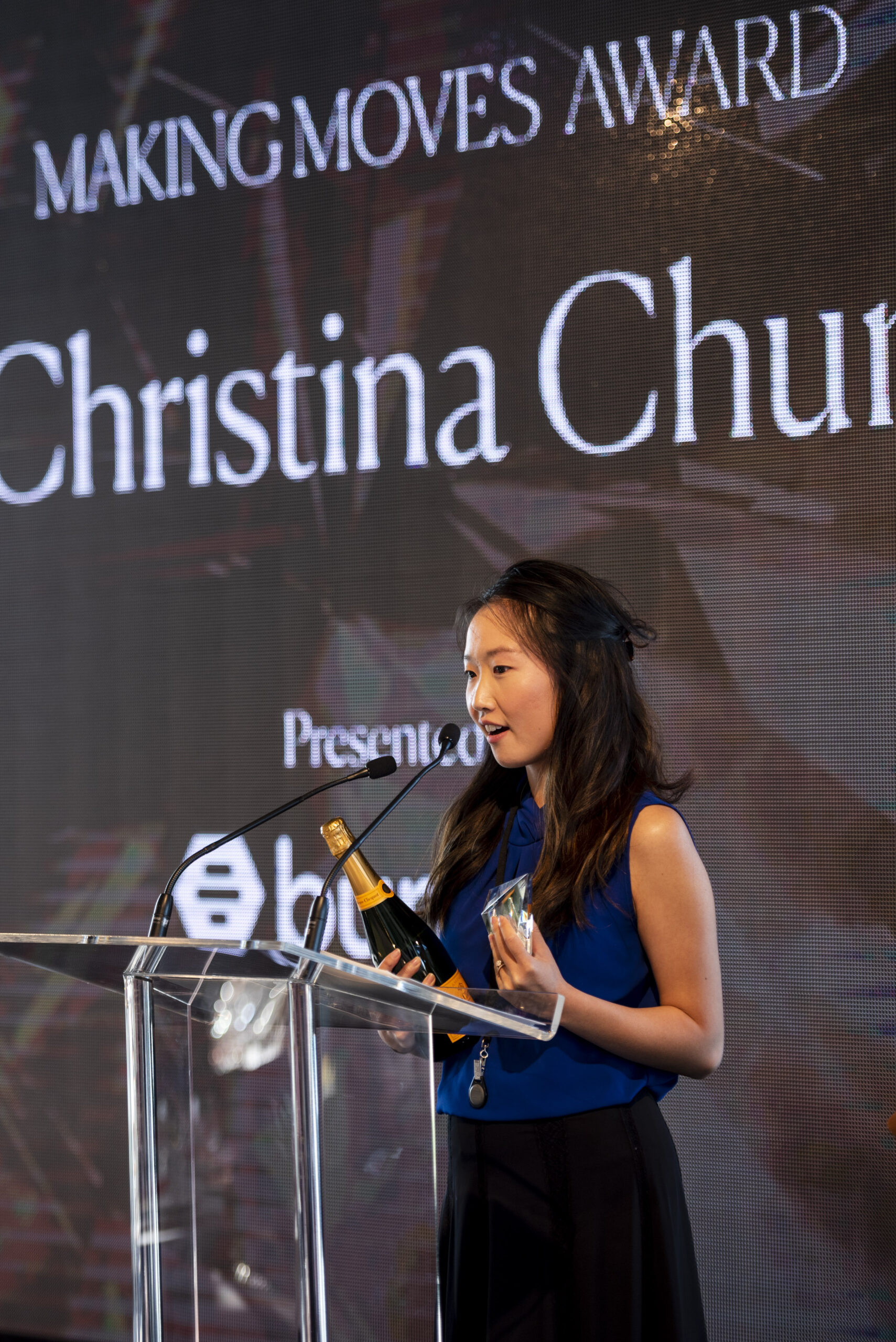 Christina Chun wins bumble's Making Moves award