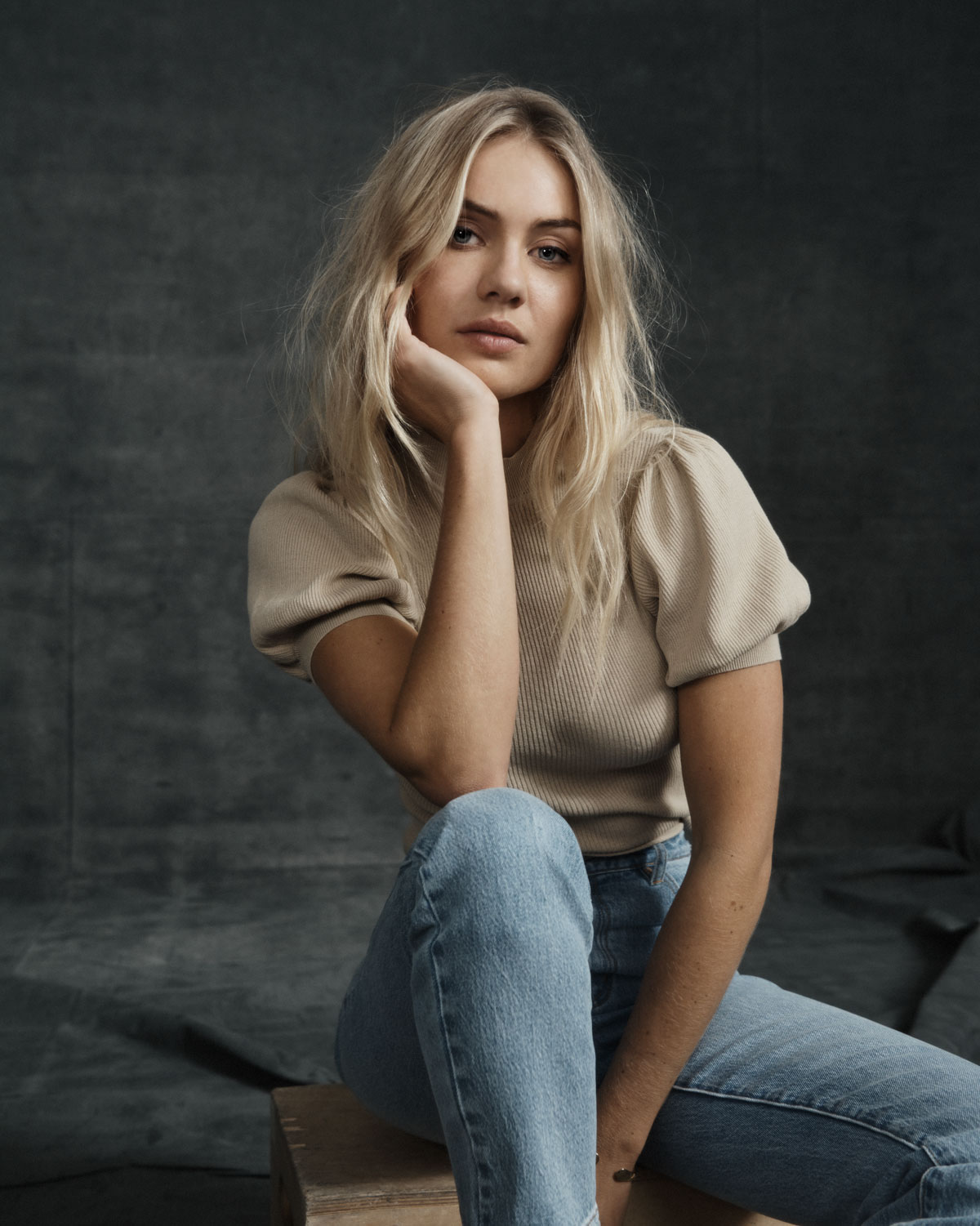 Myer ambassador and model Elyse Knowles.