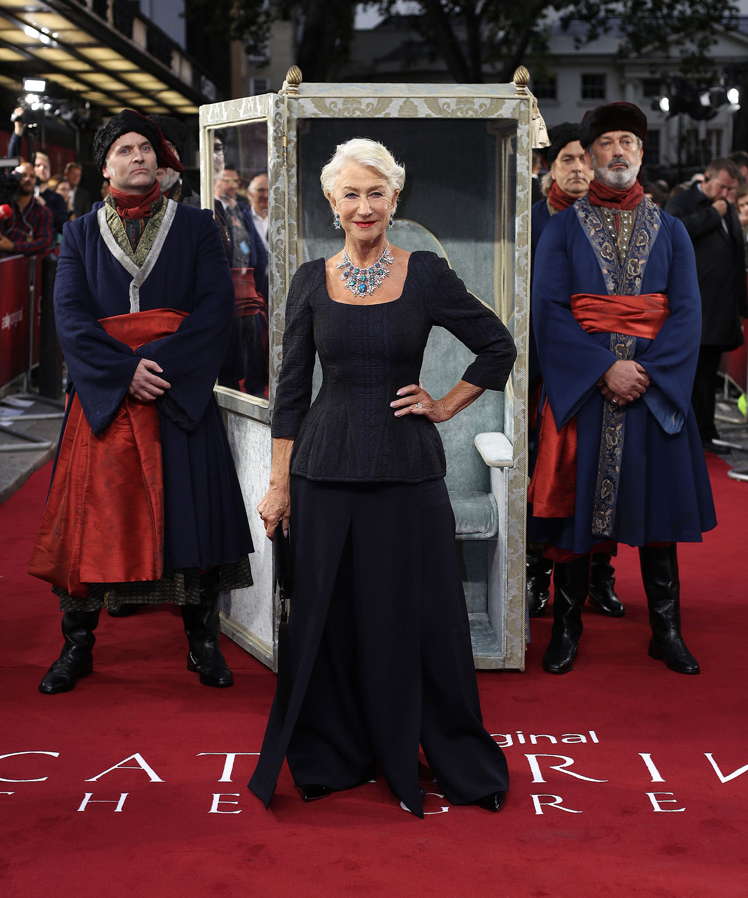 Helen Mirren Catherine the Great Premiere Red Carpet