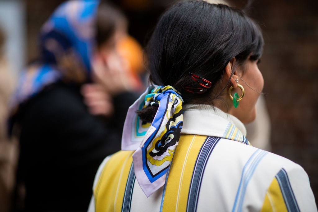 headscarf fashion week street style