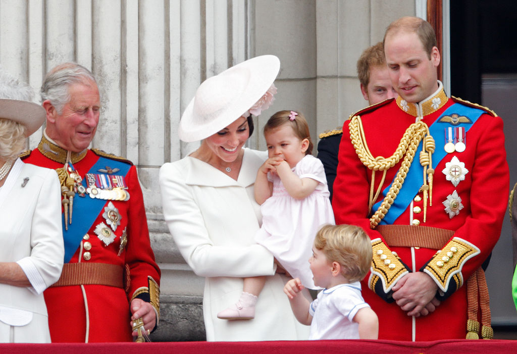 duke duchess cambridge trooping the colour parade