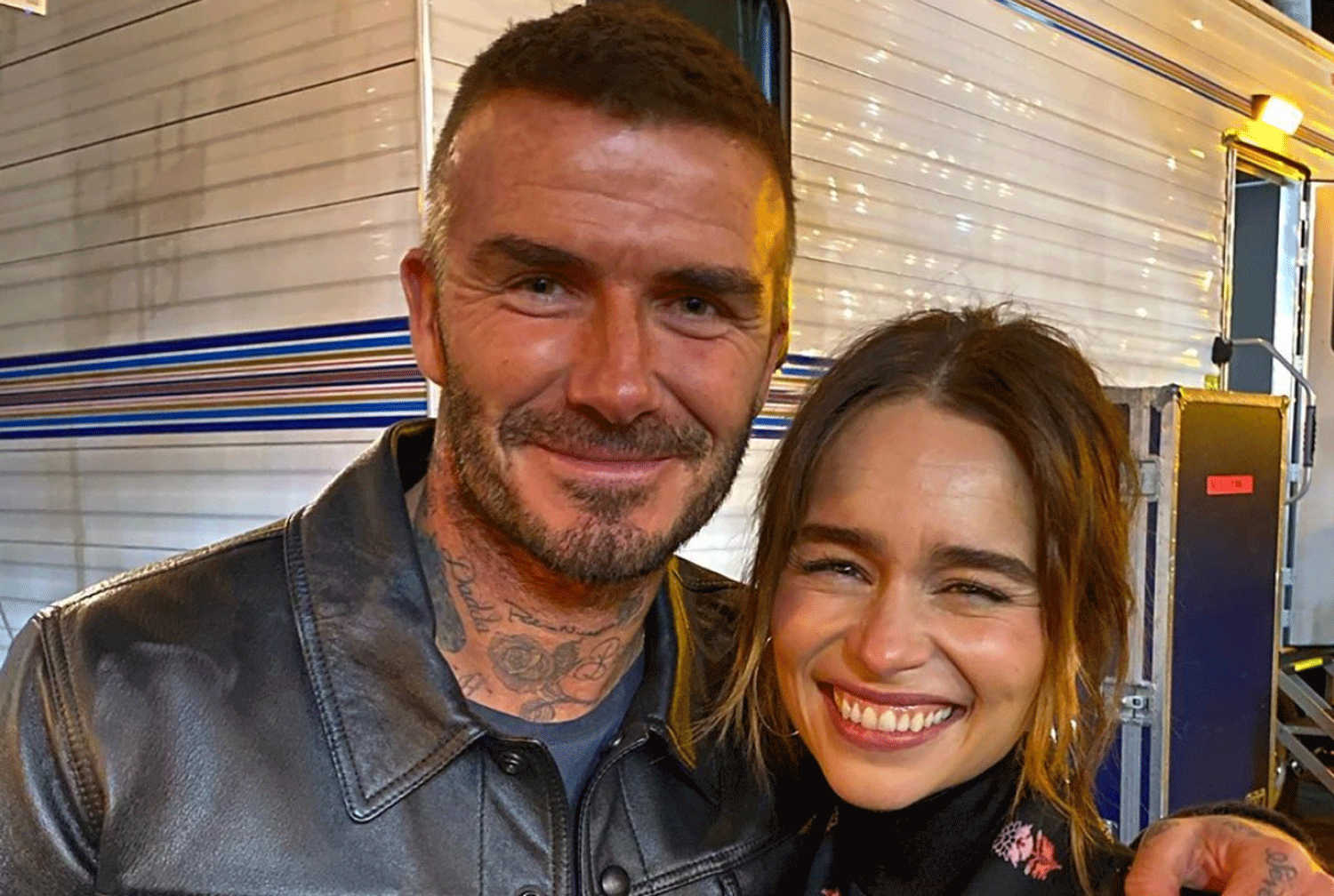 David Beckham Meets Emilia Clarke, Proves Even Celebrities Get Starstruck Sometimes
