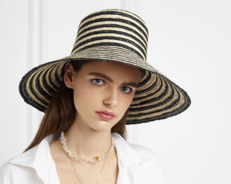 Eugenia Kim's ‘Annabelle’ from the summer 2019 collection is a great example of a hat that will keep your face, neck and ears covered in style.