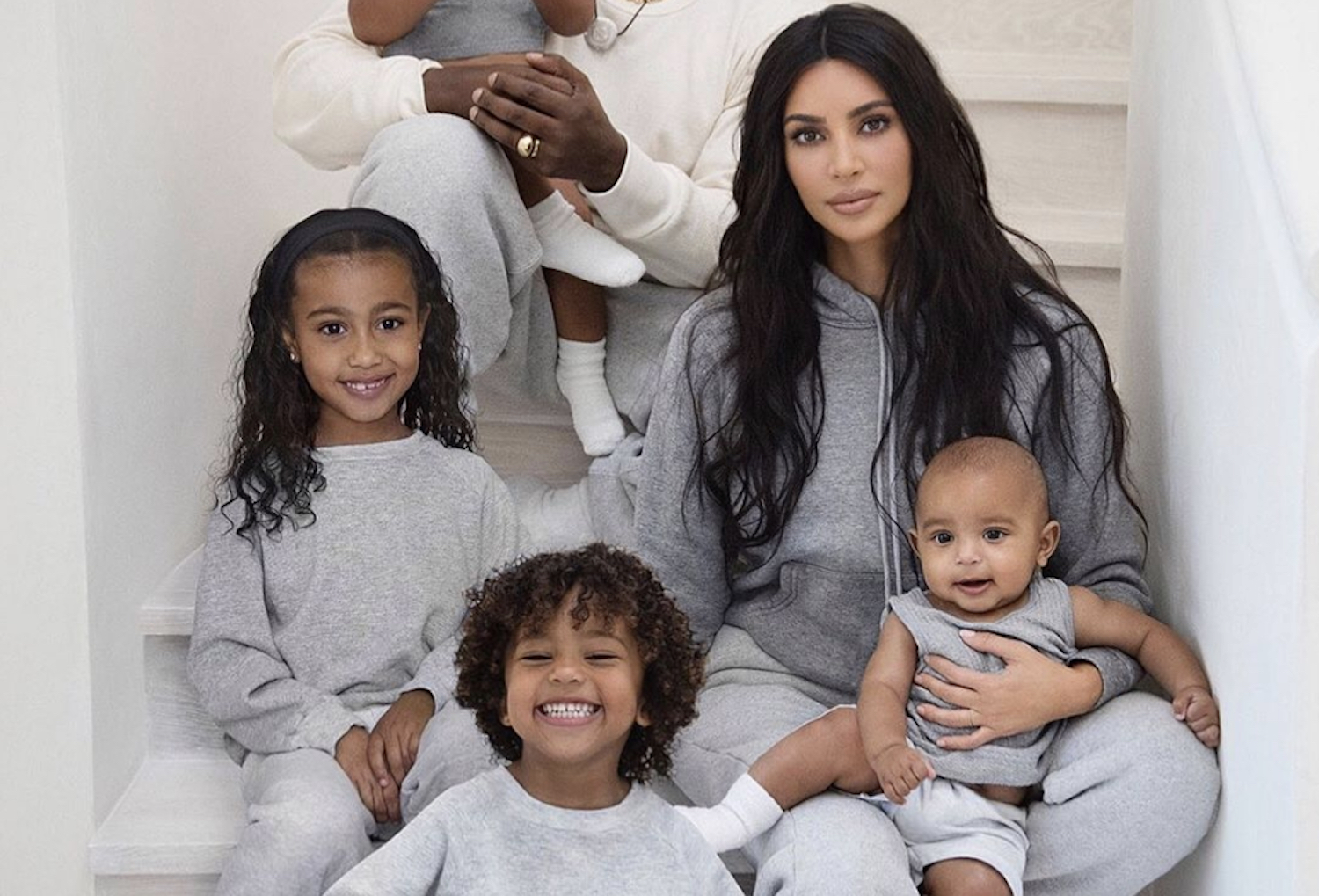 Kim Kardashian Revealed She Photoshopped Daugther North In Christmas Card